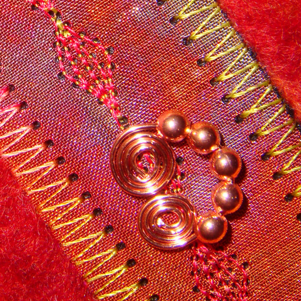 Textile art piece
