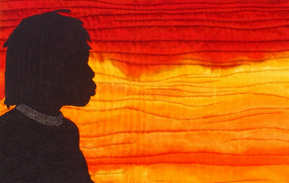 Textile art piece