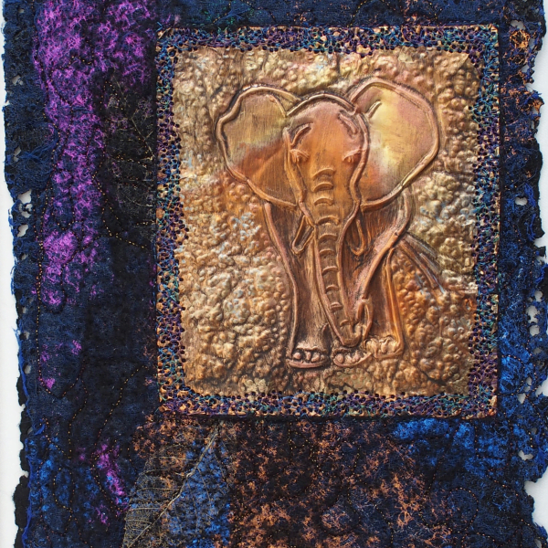 Textile art piece